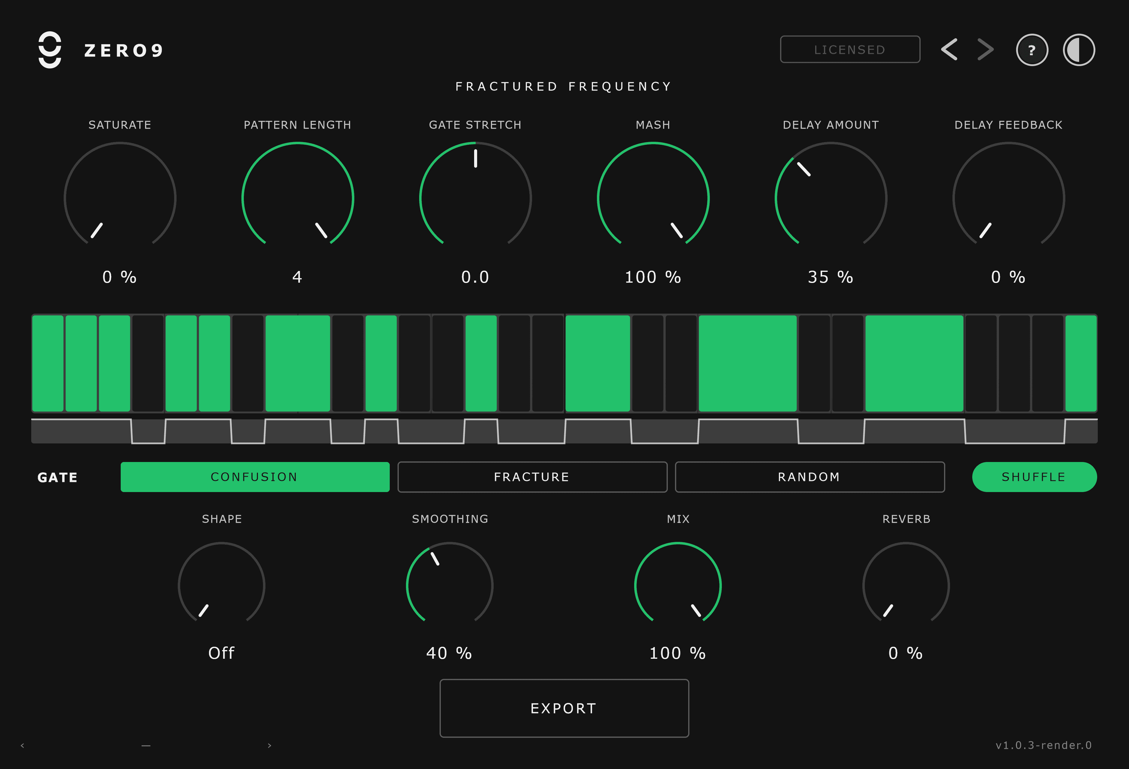 Fractured Frequency plugin interface