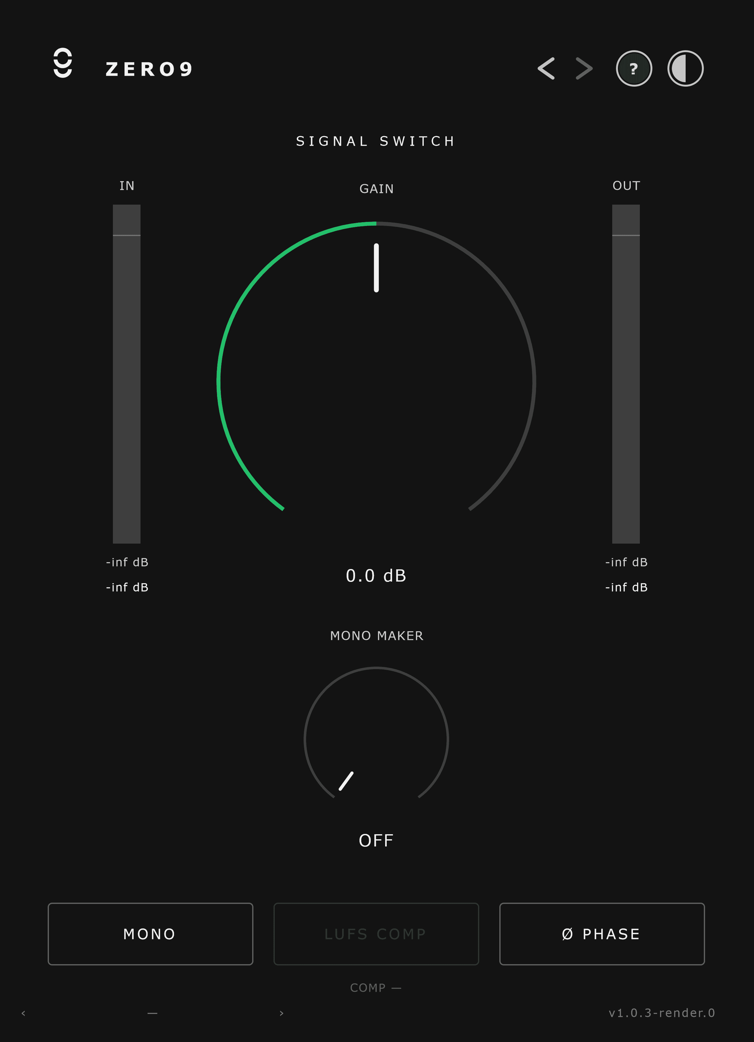 Signal Switch plugin interface